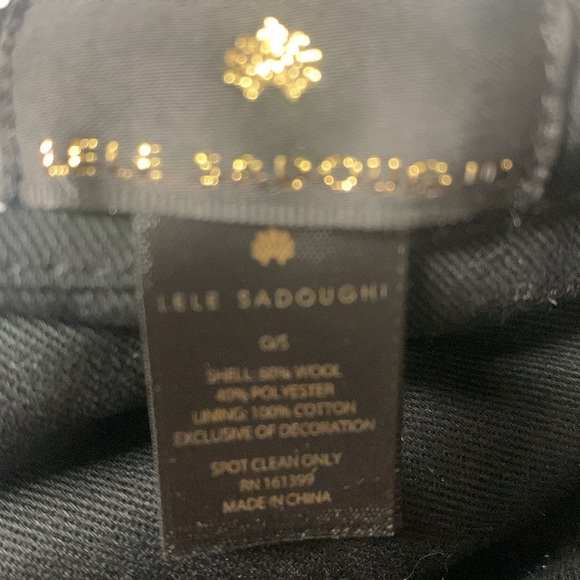 Lele SADOUGHI Embellished pearl plaid beret new without tags - Picture 8 of 8